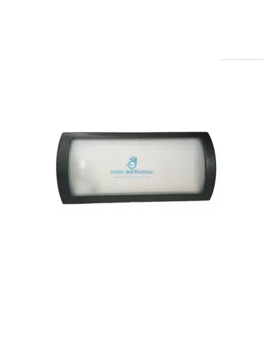 Performance in lighting 007741 24w black folio wall lamp IP44